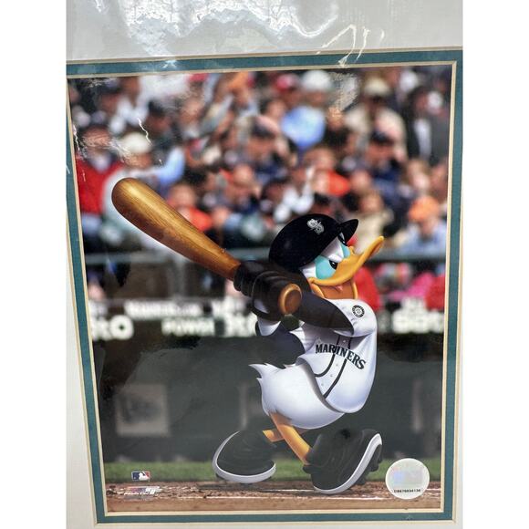 Disney Other - Rare 2009 Donald Duck Seattle Mariners MLB Disney Sealed 8x10 Photo Print w/ Mat